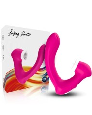 ARMONY SECRETKISS ESTIMULADOR CON LENGUA CLITORIS VIBRADOR CURVO FUCSIA