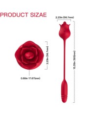 ARMONY ROSELIP ESTIMULADOR CLITORIS CON LENGUA 10 MODOS VIBRADOR ROJO