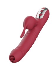 ARMONY SUCK VIBRADOR SUCCIONADOR CON LENGUA ESTIMULADORA BURDEOS