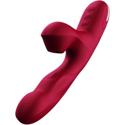 ARMONY BUMP VIBRADOR SUCCIONADOR MODELO 2 BURDEOS