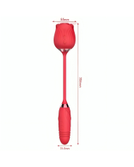 ARMONY DELIGHT FLOWER SUCCIONADOR THRUSTING ROJO