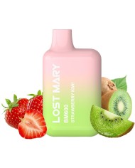 LOST MARY PACK PROFESIONAL EXPOSITOR 10 UNIDADES BM600 VAPER NICOTINA 2 DESECHABLE SABOR FRESA KIWI