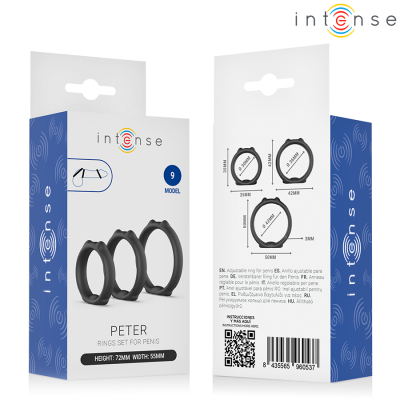 INTENSE PETER SET DE 3 ANILLOS MODELO 9
