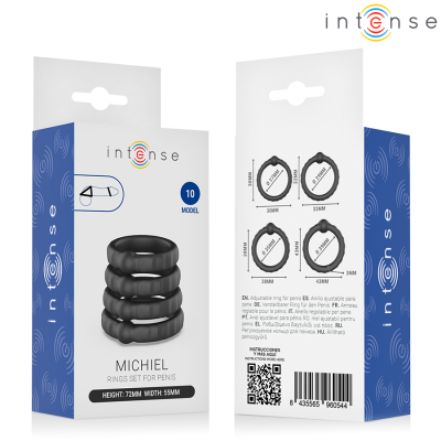 INTENSE MICHIEL SET DE 4 ANILLOS MODELO 10
