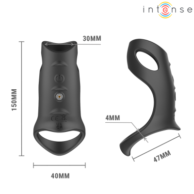 INTENSE JEROME ANILLO VIBRADOR AJUSTABLE MODELO 12