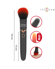 INTENSE EMILIA VIBRADOR BROCHA CON EFECTO CALOR 16 CM