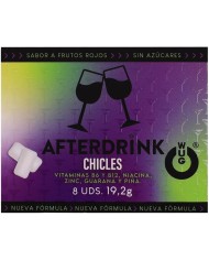 WUG After Drink El chicle funcional que te ayuda a recuperar energia tras la noche BLISTER 8 UDS