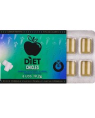 WUG diet El chicle funcional sin azucar con sabor menta BLISTER 8 UDS
