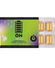 WUG on El chicle funcional con cafeina y guarana sabor menta vainilla BLISTER 8 UDS