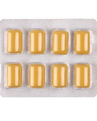 WUG on El chicle funcional con cafeina y guarana sabor menta vainilla BLISTER 8 UDS
