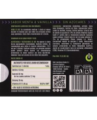 WUG on El chicle funcional con cafeina y guarana sabor menta vainilla BLISTER 8 UDS