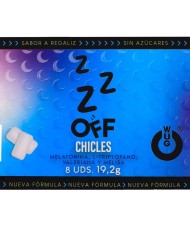 WUG off El chicle funcional con melatonina y valeriana sabor regaliz BLISTER 8 UDS