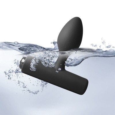 ROCKS OFF NOVA SOLARIS PLUG ANAL FINO RECARGABLE 16 FUNCIONES NEGRO