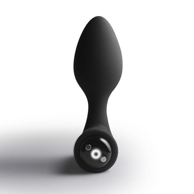 ROCKS OFF NOVA SOLARIS PLUG ANAL FINO RECARGABLE 16 FUNCIONES NEGRO