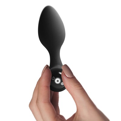 ROCKS OFF NOVA SOLARIS PLUG ANAL FINO RECARGABLE 16 FUNCIONES NEGRO