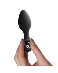 ROCKS OFF NOVA SOLARIS PLUG ANAL FINO RECARGABLE 16 FUNCIONES NEGRO