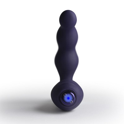 ROCKS OFF NOVA DOMINION MASAJEADOR PROSTATA Y PERINEO RECARGABLE 16 FUNCIONES AZUL