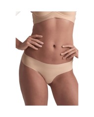 BYE BRA PACK 2 TANGAS INVISIBLES BEIGE Y NEGRO TALLA S