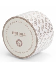 BYE BRA BODY TAPE DOUBLE SIDED CINTA DE DOBLE CARA BEIGE TALLA UNICA 5 x 500 CM