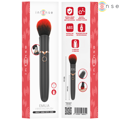 INTENSE EMILIA VIBRADOR BROCHA 10 VIBRACIONES 16 CM