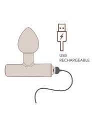 ROCKS OFF NOVA ASTRYX PREMIUM PLUG ANAL RECARGABLE 16 FUNCIONES NEGRO