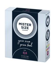 MISTER SIZE PRESERVATIVOS TALLA XXL 64 MM 3 UNIDADES