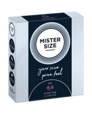 MISTER SIZE PRESERVATIVOS TALLA XXL 64 MM 3 UNIDADES