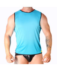 MACHO CAMISETA AZUL S M