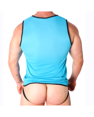 MACHO CAMISETA AZUL S M