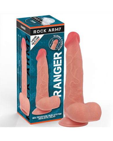 ROCKARMY RANGER DILDO REALISTA DUAL DENSITY LIQUID SILICONE 22 CM O 36 CM