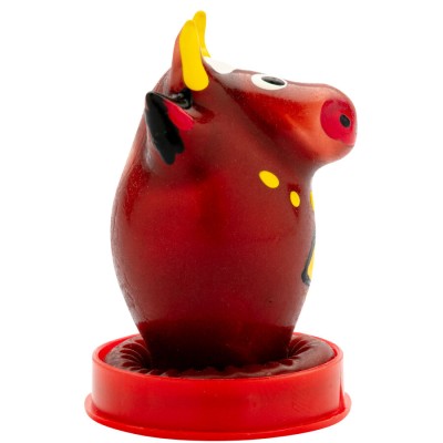 CONDOMERIE PRESERVATIVO DECORATIVO PINTADO A MANO TORO MODELO 1