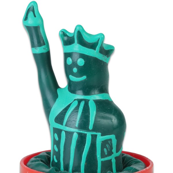 CONDOMERIE PRESERVATIVO DECORATIVO PINTADO A MANO ESTATUA DE LA LIBERTAD MODELO 1