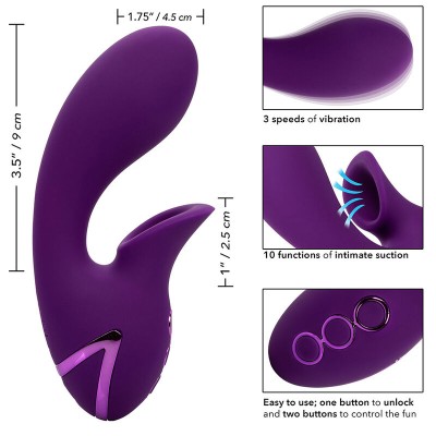 CALEXOTICS HUNTINGTON BEACH HEARTBREAKER ESTIMULADOR SUCCIONADOR MORADO BY CALIFORNIA DREAMING