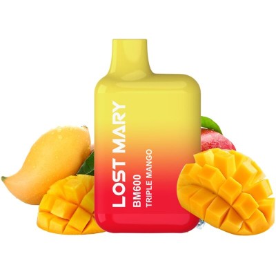 LOST MARY BM600 VAPER NICOTINA 2 DESECHABLE SABOR TRIPLE MANGO