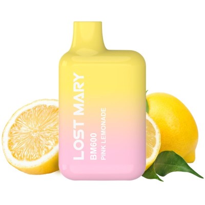LOST MARY BM600 VAPER NICOTINA 2 DESECHABLE SABOR LIMONADA ROSA