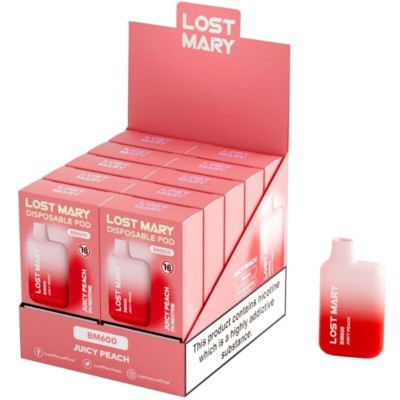LOST MARY BM600 VAPER NICOTINA 2 DESECHABLE SABOR MELOCOTON