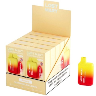 LOST MARY BM600 VAPER NICOTINA 2 DESECHABLE SABOR SANDIA LIMON