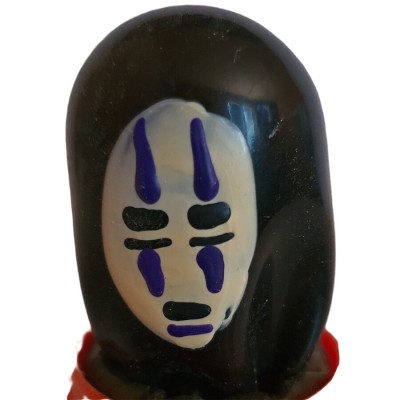 CONDOMERIE PRESERVATIVO DECORATIVO PINTADO A MANO MASCARILLA FANTASMA NEGRO