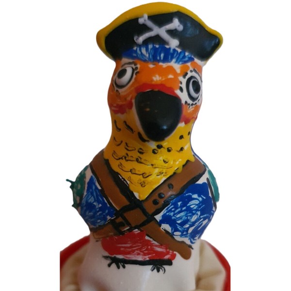 CONDOMERIE PRESERVATIVO DECORATIVO PINTADO A MANO CAPITN LORO