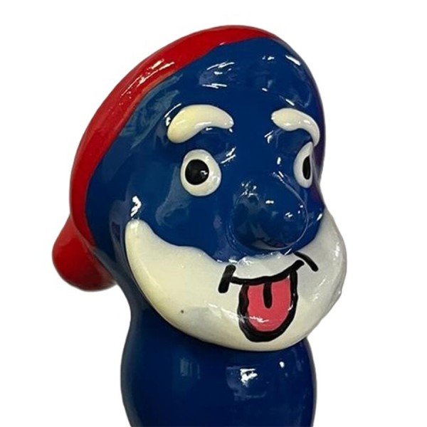 CONDOMERIE PRESERVATIVO DECORATIVO PINTADO A MANO ABUELO AZUL