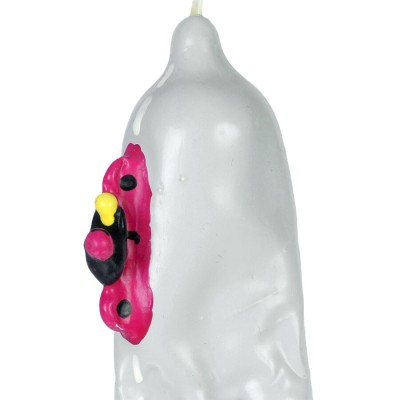 CONDOMERIE PRESERVATIVO DECORATIVO PINTADO A MANO MOTO XL