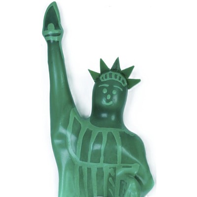 CONDOMERIE PRESERVATIVO DECORATIVO PINTADO A MANO ESTATUA DE LA LIBERTAD MODELO XL