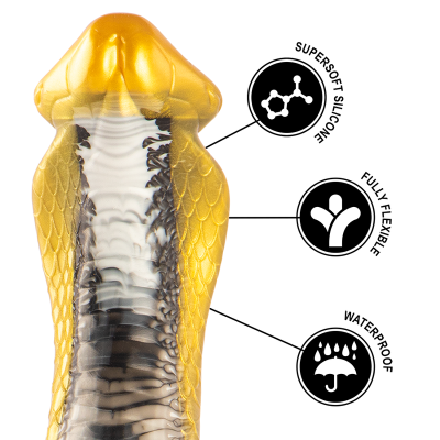 EPIC DRAKON DILDO COBRA AMARILLA