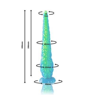 EPIC SCYLLA DILDO TENTACULO FINO FLUORESCENTE TAMANO PEQUENO