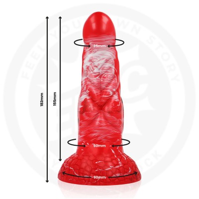 EPIC AGNIS DILDO FUEGO CARMESI
