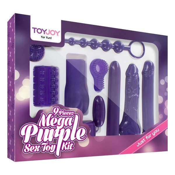 TOYJOY JUST FOR YOU MEGA PURPLE SEX TOY KIT