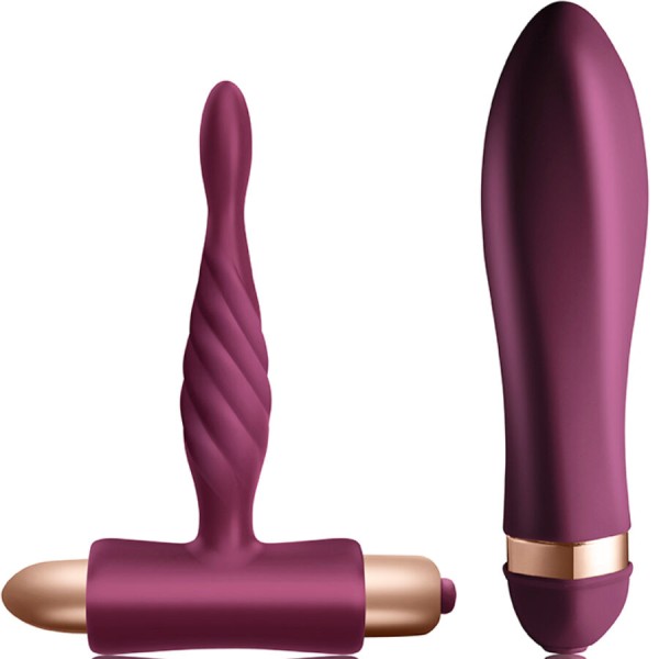 CLIMAXIMUM DARE KIT VIBRADOR TRENZADO PLUG ANAL PRINCIPIANTES