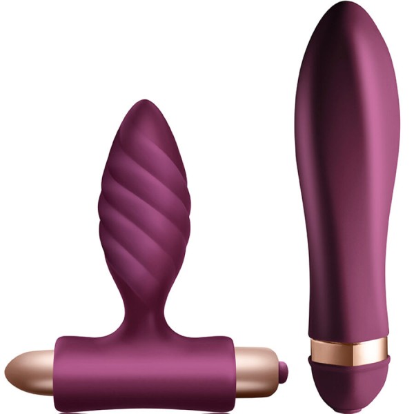 CLIMAXIMUM DESIRE KIT VIBRADOR PLUG ANAL TRENZADO