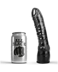 ALL BLACK DILDO NEGRO REALISTICO 20 CM