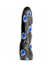 ALL BLACK DILDO NEGRO REALISTICO 20 CM